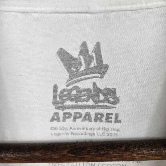 Legends Apparel DMX Men's Size Large White Short Sleeve T Shirt - Picture 3 of 5